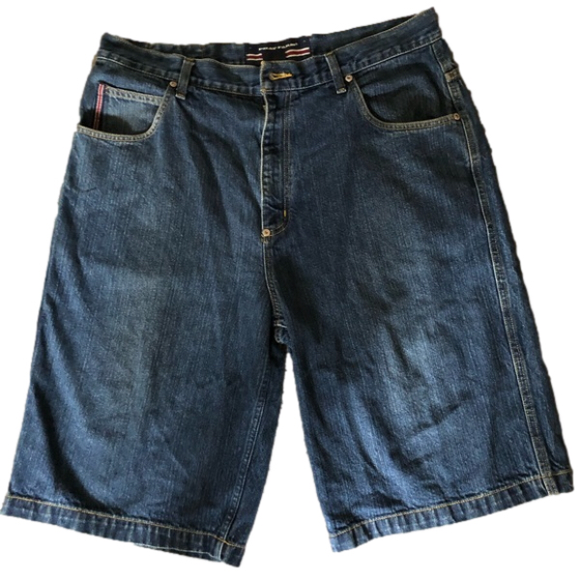 Phat Farm Other - Vintage Phat Farm Oversized Denim Jean Shorts Size 38